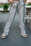 Anchors Away Striped Linen Pants