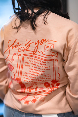 She is You Graphic Sweatshirt