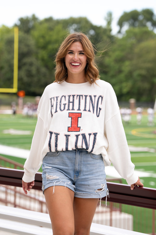 Fighting Illini Star Sweatshirt